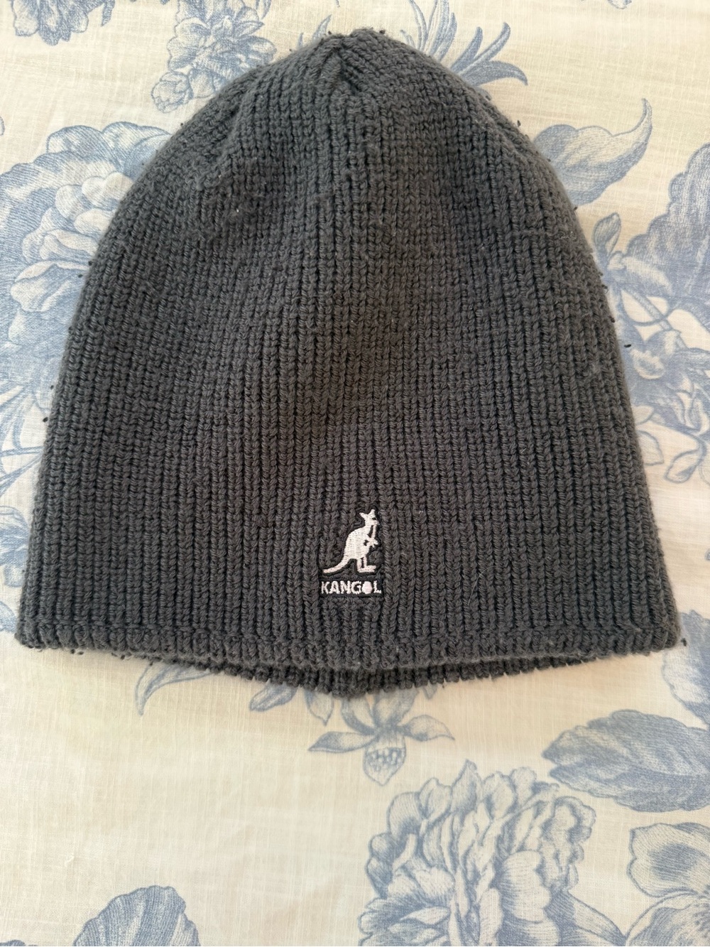 Kangol Beanie in Charcoal Gray